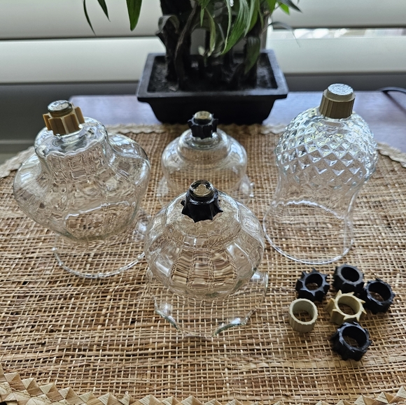 Home Interiors Accents Vintage Set Of 4 Home Interiors Glass Sconce